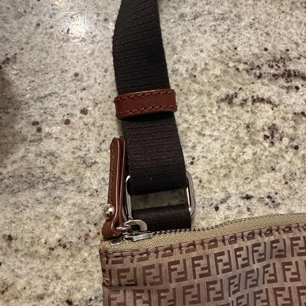 Fendi Brown Zucca Crossbody Bag - Picture 3 of 6